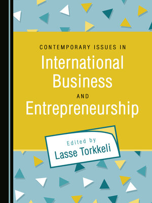 cover image of Contemporary Issues in International Business and Entrepreneurship